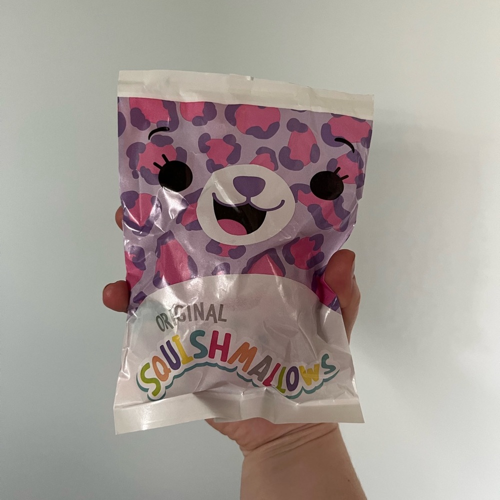Squishmallows Rossi Purple and White Plush